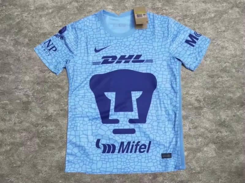 Thailand Quality(AAA) 22/23 Pumas UNAM Goalkeeper Blue Soccer Jersey