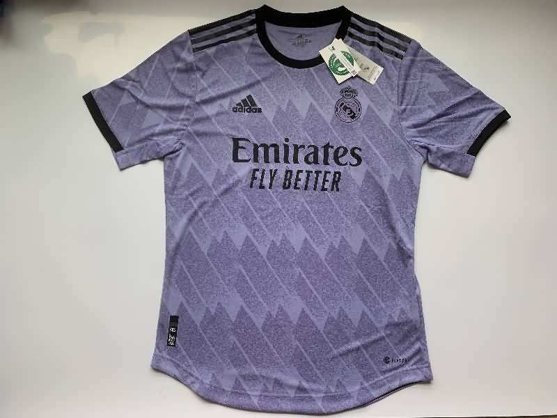 Thailand Quality(AAA) 22/23 Real Madrid Away Soccer Jersey(Player)