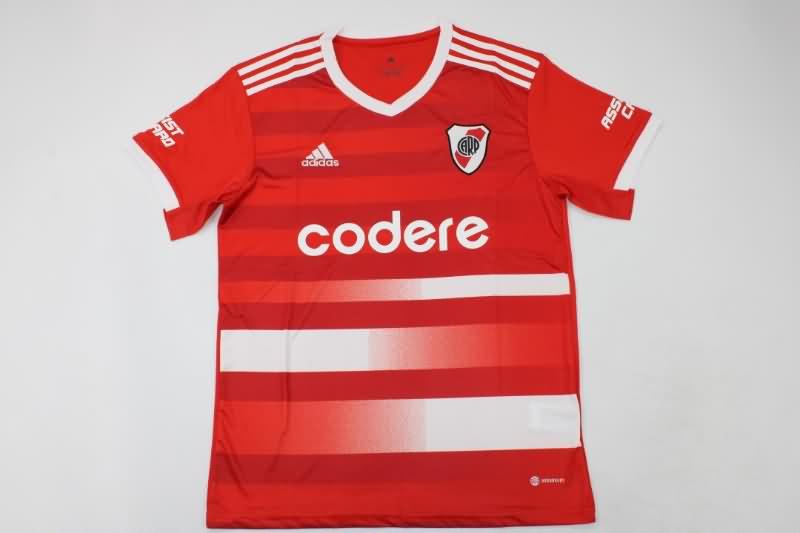 Thailand Quality(AAA) 2022 River Plate Away Soccer Jersey