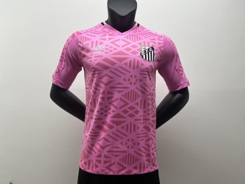 Thailand Quality(AAA) 2022 Santos Pink Soccer Jersey