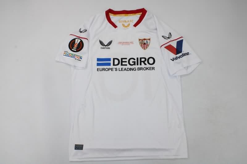 Thailand Quality(AAA) 22/23 Sevilla UEL Final Soccer Jersey