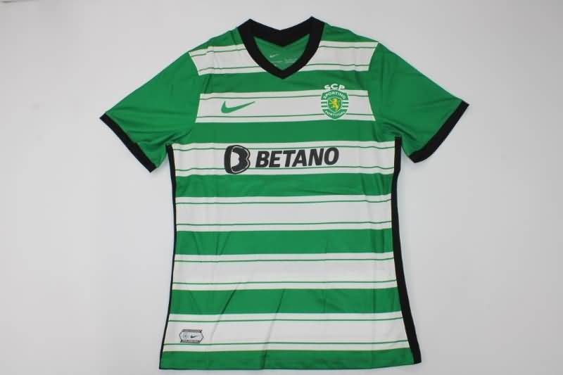 Thailand Quality(AAA) 22/23 Sporting Lisbon Home Soccer Jersey(Player)