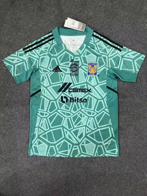Thailand Quality(AAA) 2022 Tigres UANL Goalkeeper Green Soccer Jersey