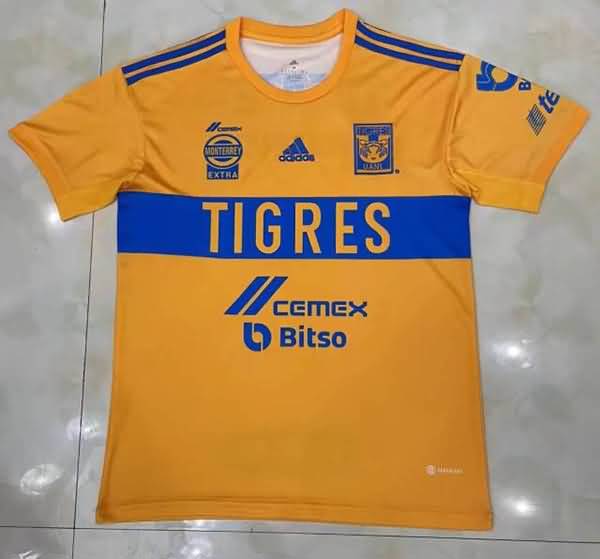 Thailand Quality(AAA) 2022 Tigres UANL Home Soccer Jersey