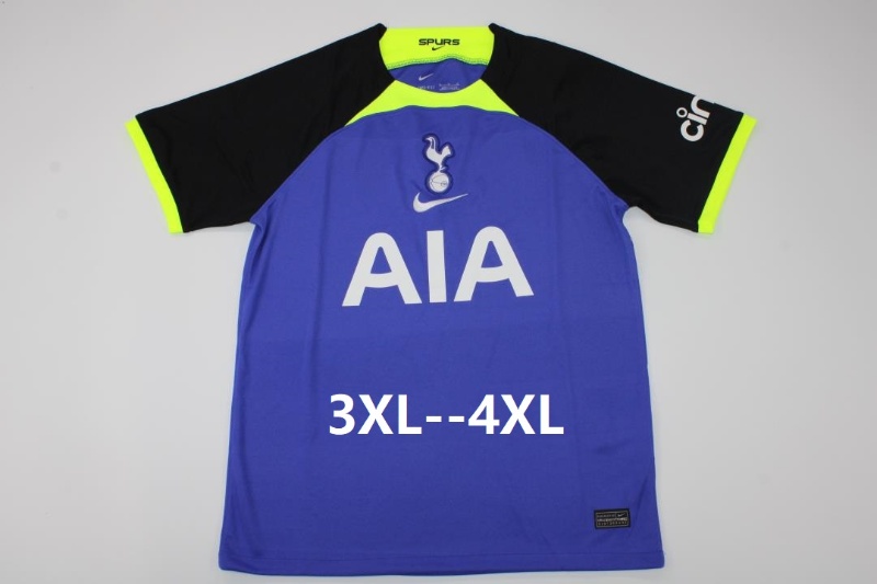 Thailand Quality(AAA) 22/23 Tottenham Hotspur Away Soccer Jersey (Big Size)