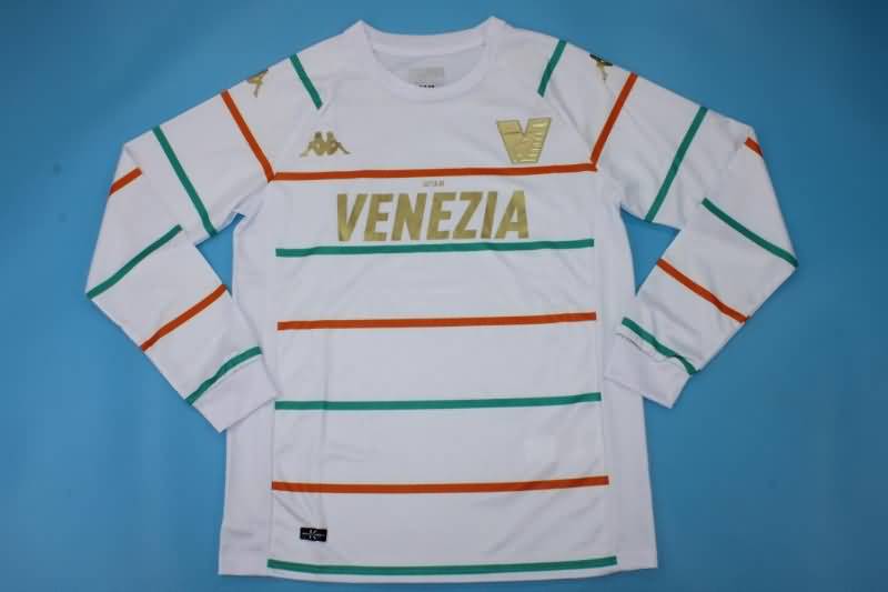 Thailand Quality(AAA) 22/23 Venezia Away Long Slevee Soccer Jersey