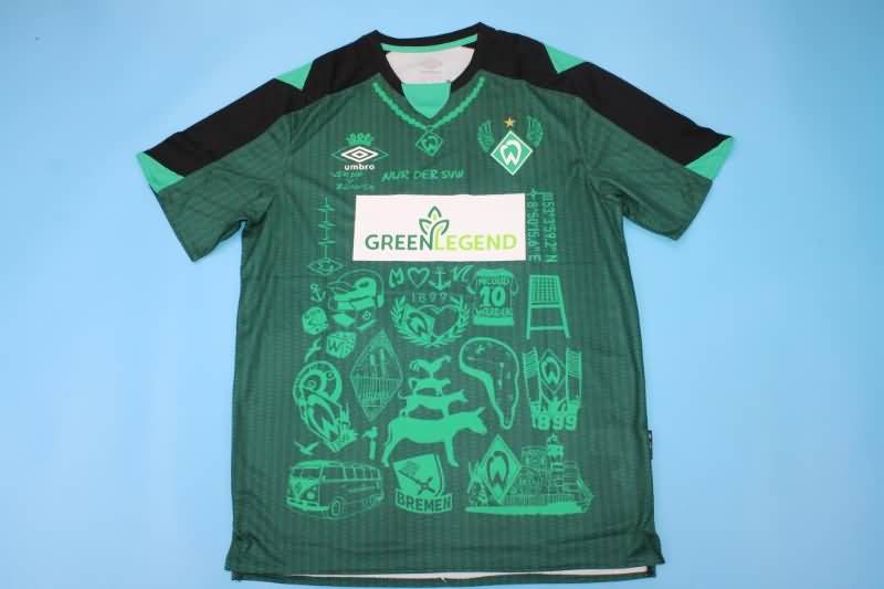 Thailand Quality(AAA) 22/23 Werder Bremen Green Soccer Jersey