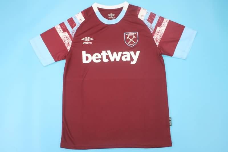 Thailand Quality(AAA) 22/23 West Ham Home Soccer Jersey