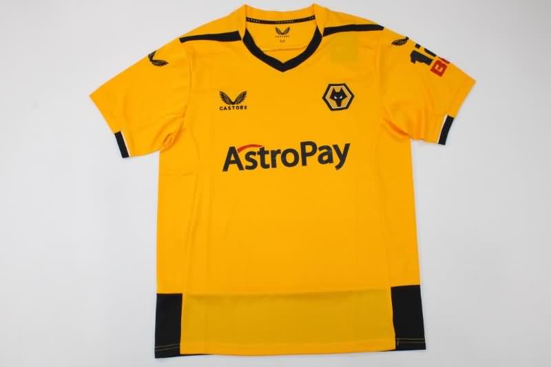 Thailand Quality(AAA) 22/23 Wolves Home Soccer Jersey
