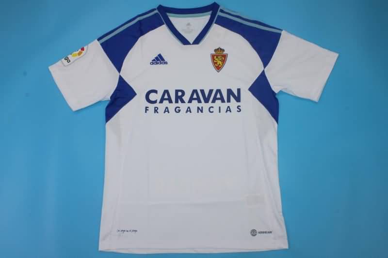 Thailand Quality(AAA) 22/23 Zaragoza Home Soccer Jersey