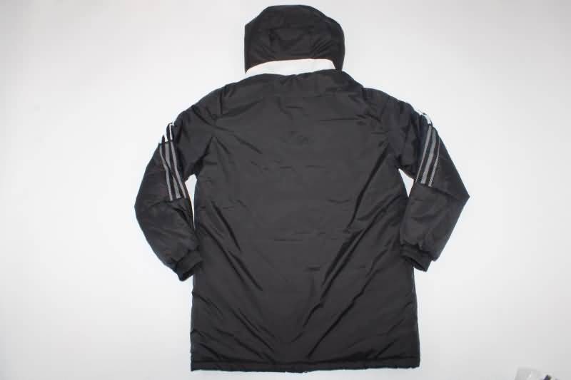 Thailand Quality(AAA) 22/23 Argentina Black Soccer Cotton Coat