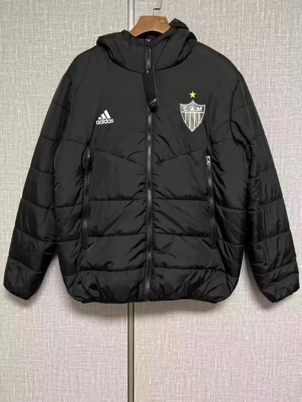Thailand Quality(AAA) 22/23 Atletico Mineiro Black Soccer Cotton Coat