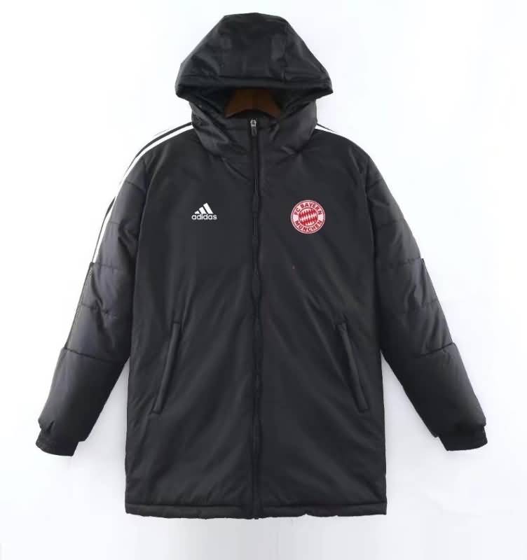 Thailand Quality(AAA) 22/23 Bayern Munich Black Soccer Cotton Coat