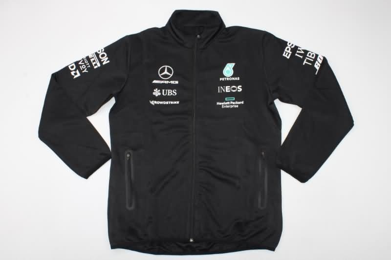 Thailand Quality(AAA) 2022 Mercedes Black Soccer Jacket