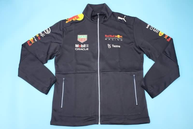 Thailand Quality(AAA) 2022 Red Bull Dark Blue Soccer Jacket