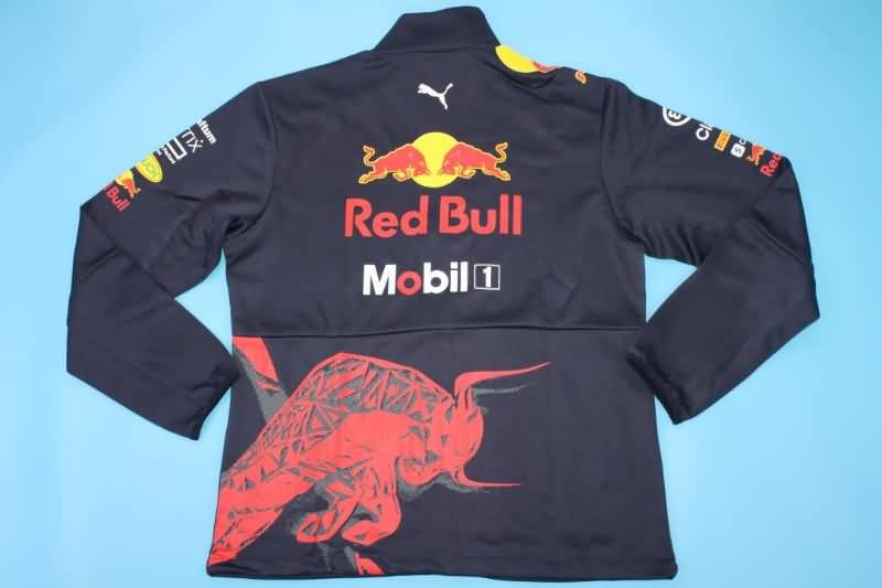 Thailand Quality(AAA) 2022 Red Bull Dark Blue Soccer Jacket