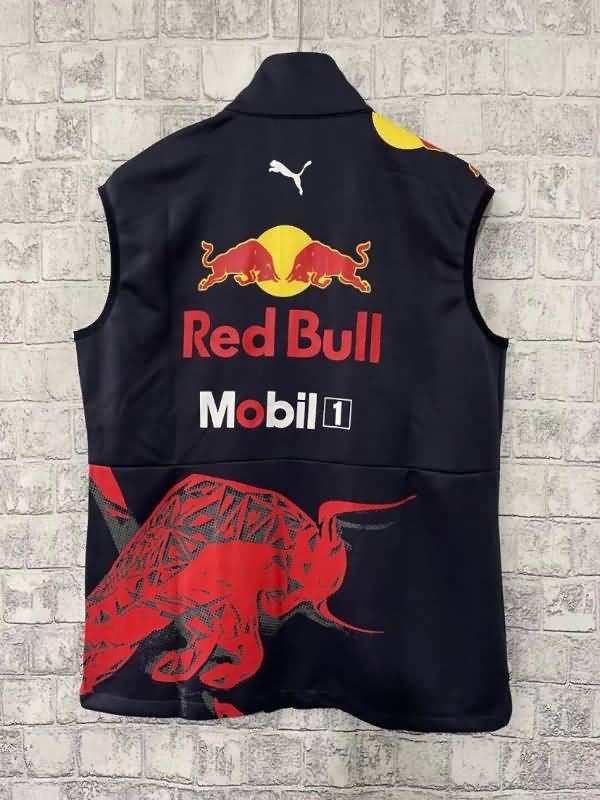 Thailand Quality(AAA) 2022 Red Bull Dark Blue Soccer Jacket 02