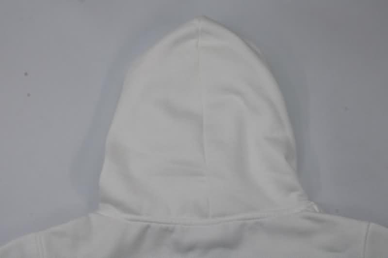 Thailand Quality(AAA) 2022 France White Soccer Hoodie 03