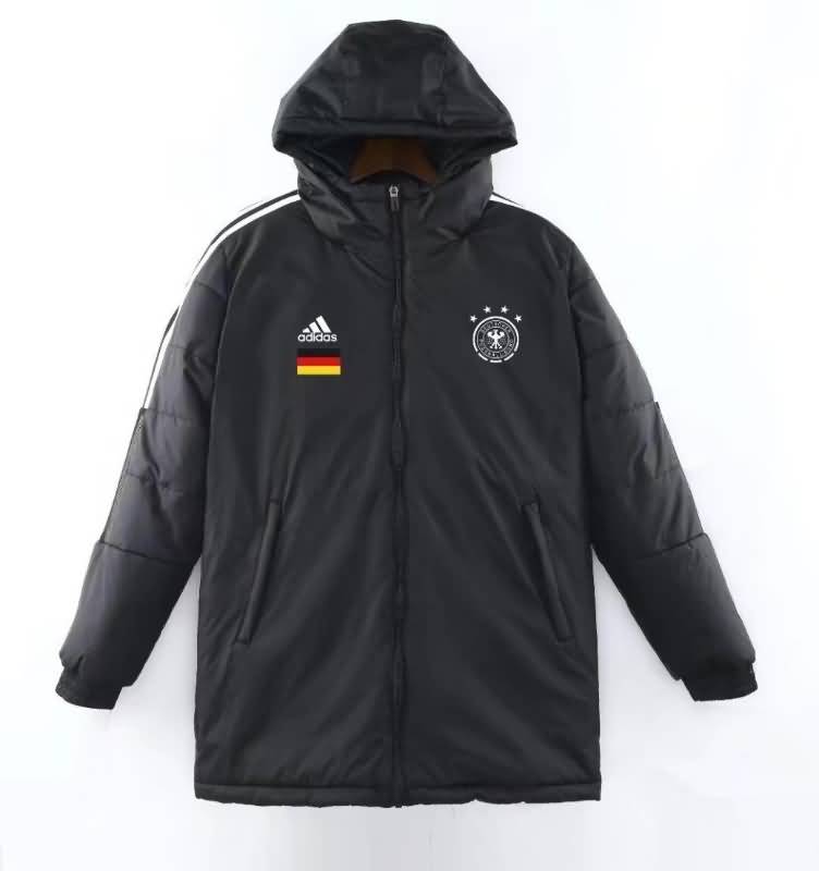 Thailand Quality(AAA) 2022 Germany Black Soccer Cotton Coat