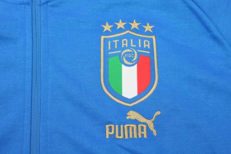 Thailand Quality(AAA) 2022 Italy Blue Soccer Jacket