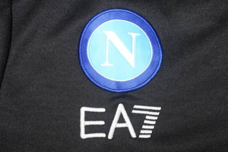 Thailand Quality(AAA) 22/23 Napoli Black Soccer Jacket