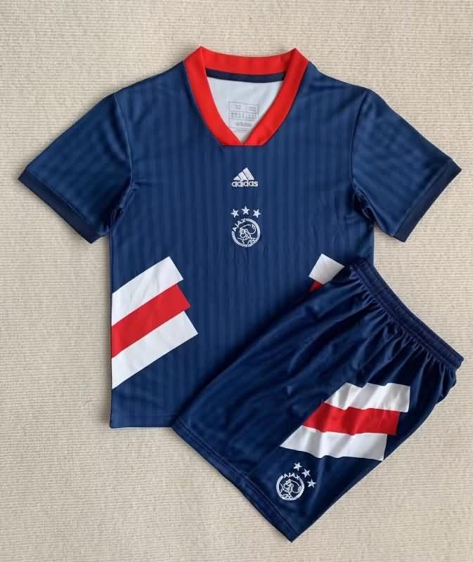 2023 Ajax Icons Kids Soccer Jersey And Shorts