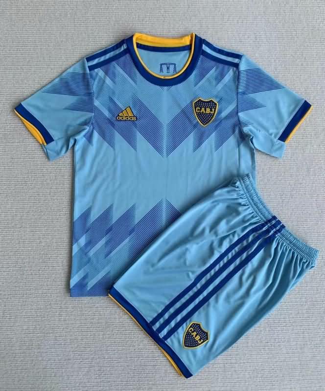 2023 Boca Juniors Third Kids Soccer Jersey And Shorts