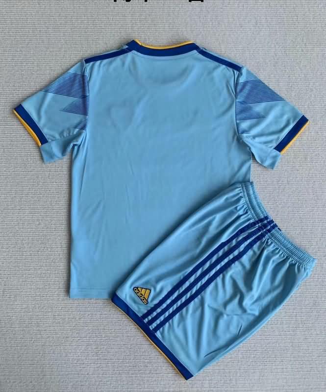 2023 Boca Juniors Third Kids Soccer Jersey And Shorts