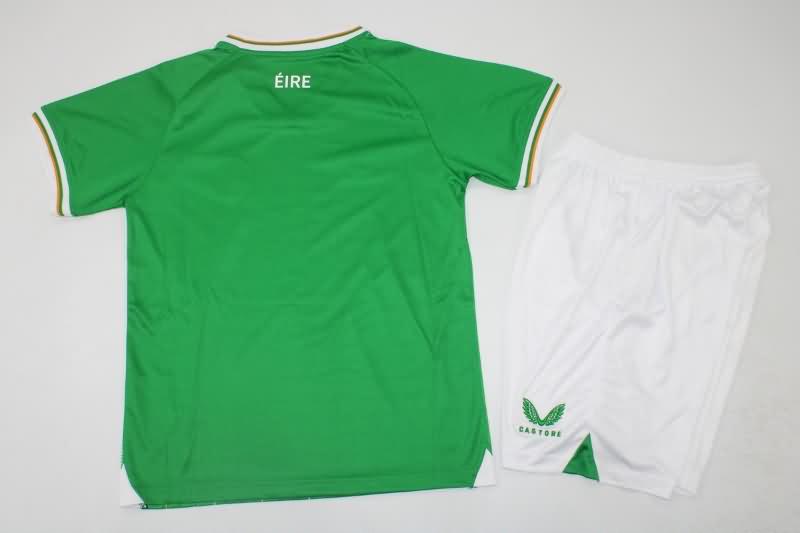 2023 Ireland Home Kids Soccer Jersey And Shorts