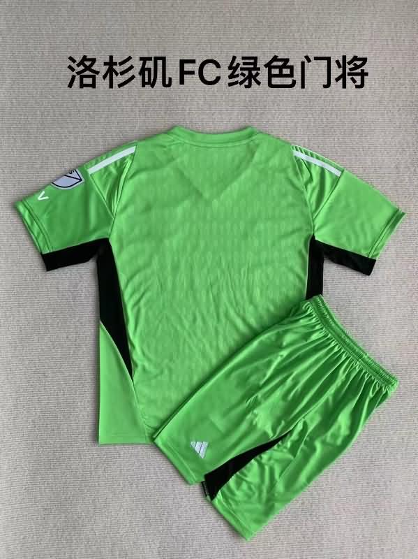 2023 Los Angeles FC Goalkeeper Green Kids Soccer Jersey And Shorts