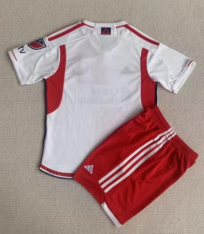 2023 New England Away Kids Soccer Jersey And Shorts