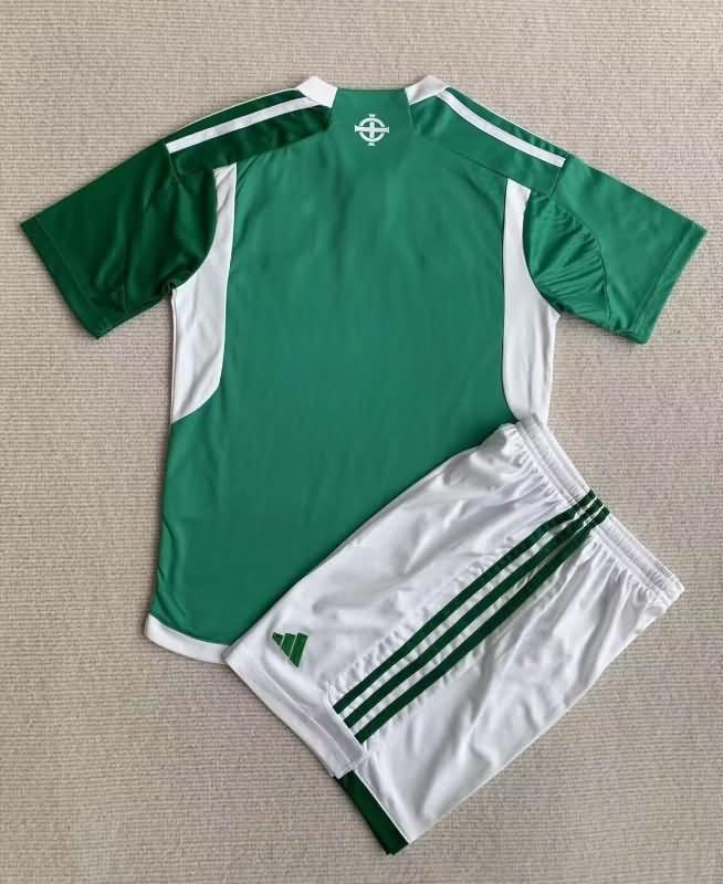 2023 Northern Ireland Home Kids Soccer Jersey And Shorts