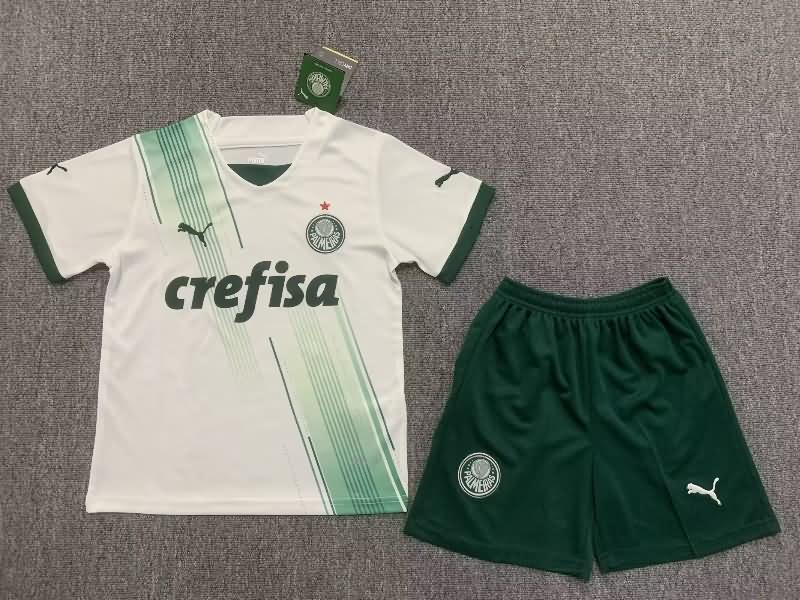2023 Palmeiras Away Kids Soccer Jersey And Shorts