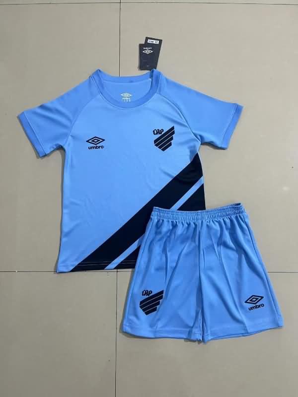 2023 Club Athletico Paranaense Away Kids Soccer Jersey And Shorts