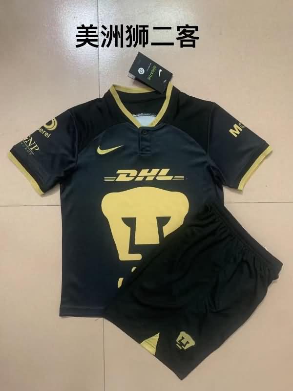 2023 Pumas UNAM Third Kids Soccer Jersey And Shorts