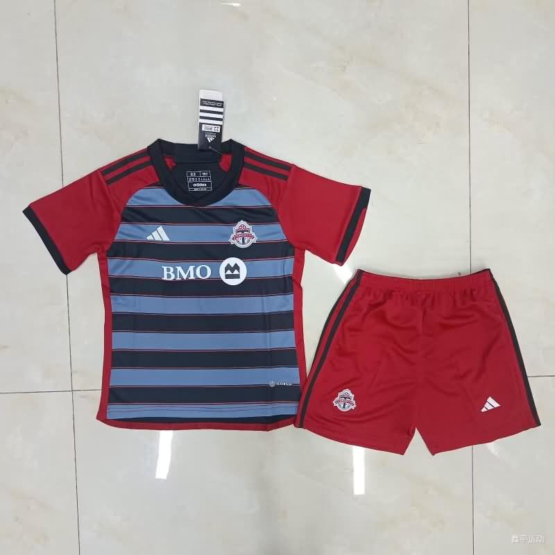 2023 Toronto FC Away Kids Soccer Jersey And Shorts