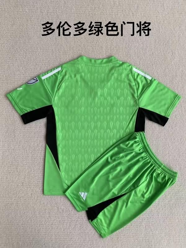 2023 Toronto FC Goalkeeper Green Kids Soccer Jersey And Shorts