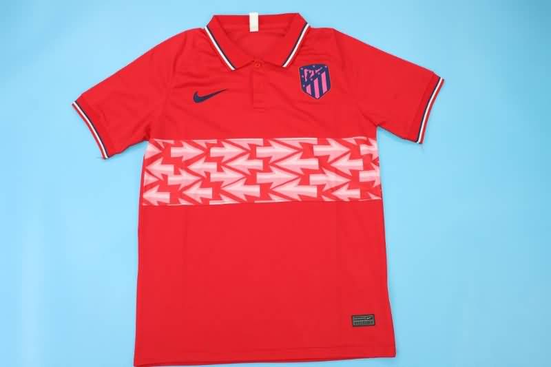 Thailand Quality(AAA) 22/23 Atletico Madrid Red Polo Soccer T-Shirt