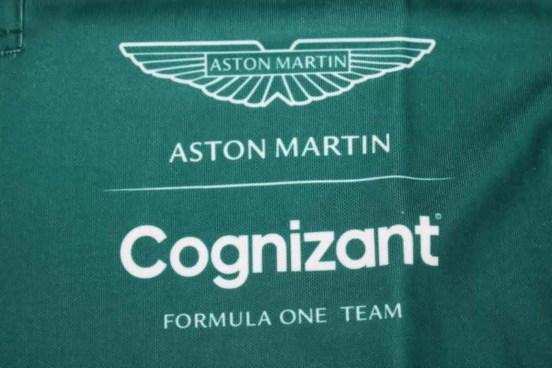 Thailand Quality(AAA) 2022 Aston Martin Green Polo Soccer T-Shirt