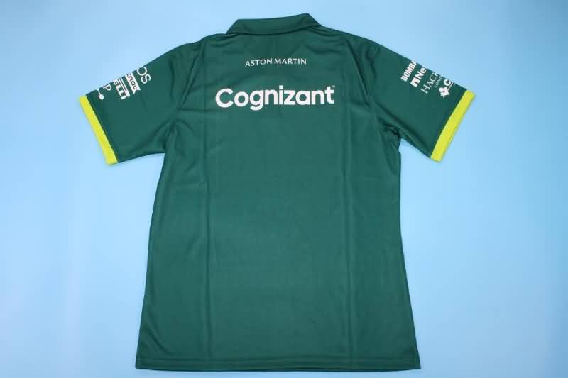 Thailand Quality(AAA) 2022 Aston Martin Green Polo Soccer T-Shirt