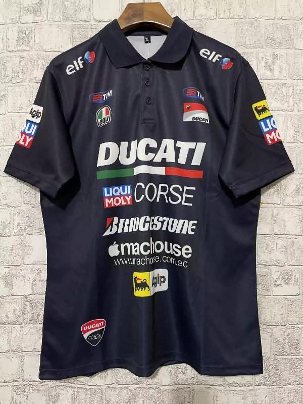 Thailand Quality(AAA) 2023 Ducati Black Polo Soccer T-Shirt