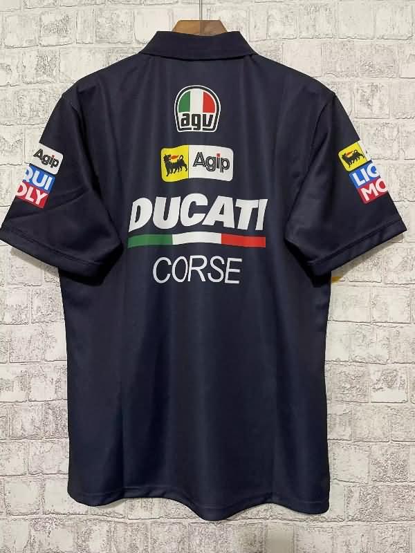 Thailand Quality(AAA) 2023 Ducati Black Polo Soccer T-Shirt