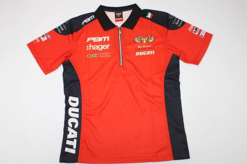 Thailand Quality(AAA) 2022 Ducati Red Polo Soccer T-Shirt