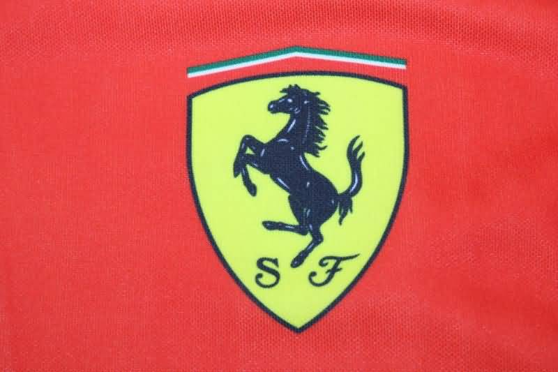 Thailand Quality(AAA) 2022 Ferrari Red Polo Soccer T-Shirt 02