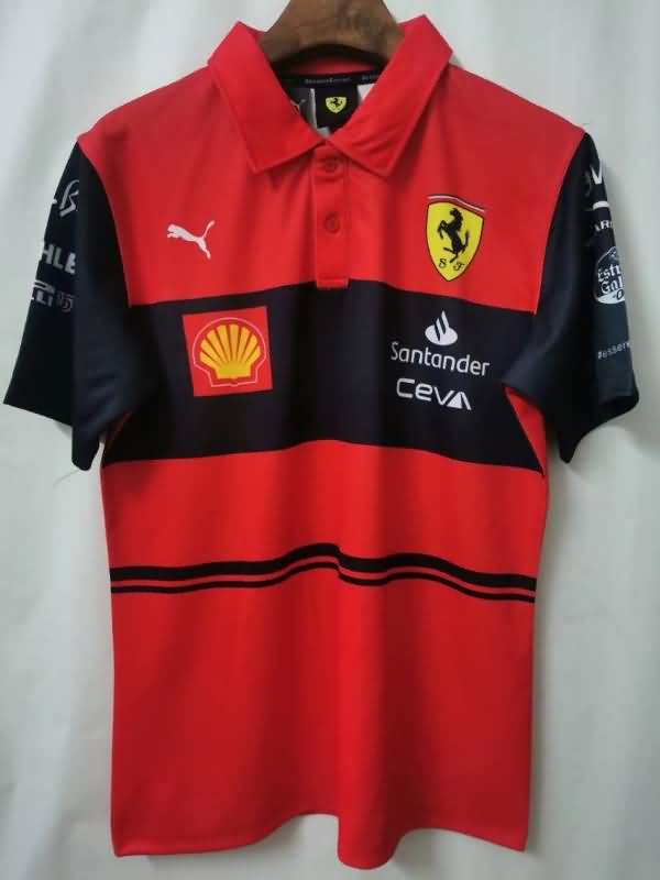 Thailand Quality(AAA) 2022 Ferrari Red Polo Soccer T-Shirt
