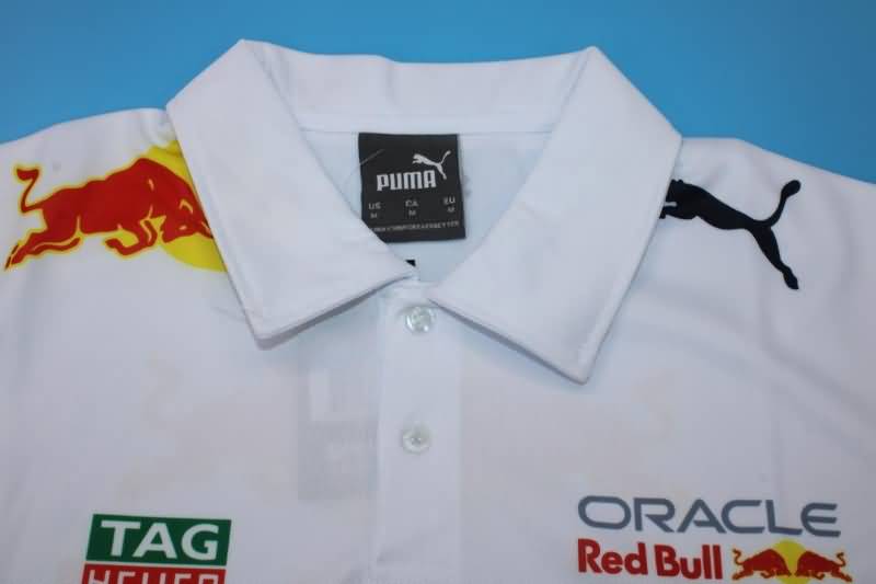 Thailand Quality(AAA) 2022 Red Bull White Polo Soccer T-Shirt