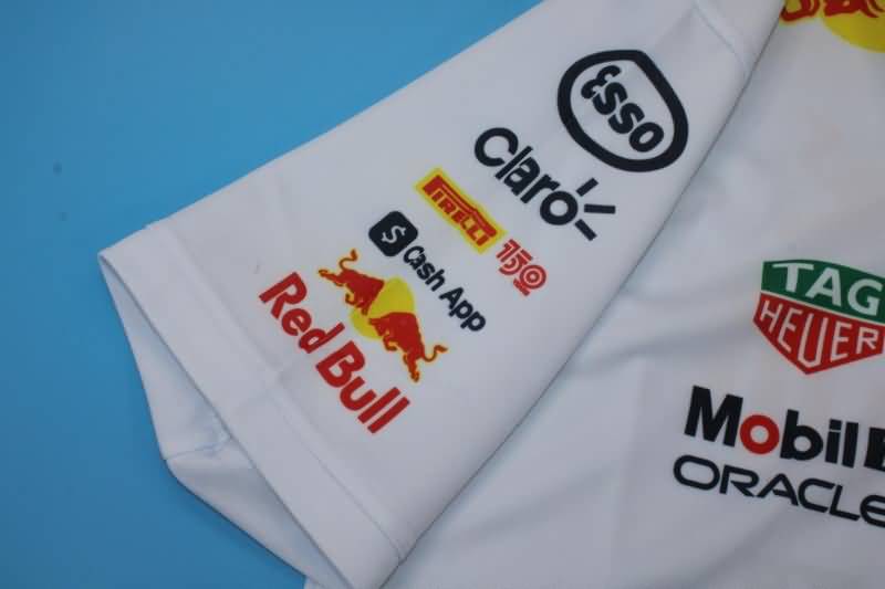 Thailand Quality(AAA) 2022 Red Bull White Polo Soccer T-Shirt