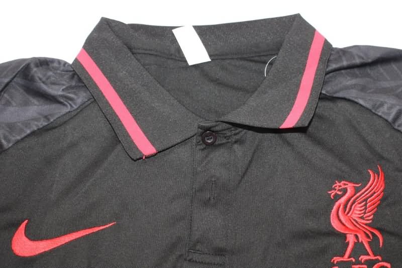 Thailand Quality(AAA) 22/23 Liverpool Black Polo Soccer T-Shirt