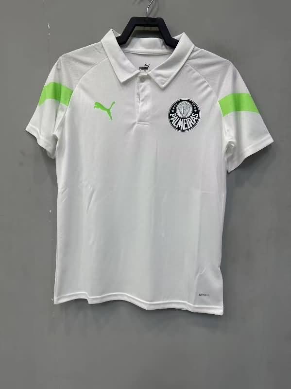 Thailand Quality(AAA) 2023 Palestine White Polo Soccer T-Shirt