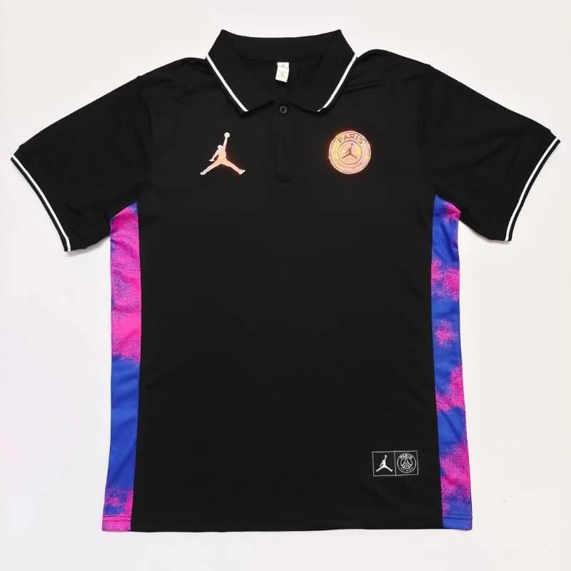 Thailand Quality(AAA) 22/23 Paris St German Black Polo Soccer T-Shirt
